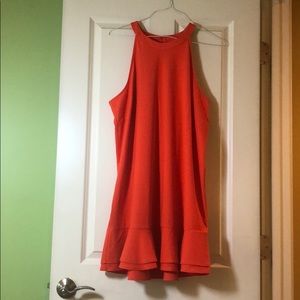 NEVER WORN Flouncy Orange Sundress by Mudpie